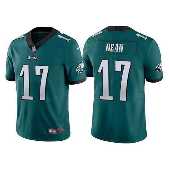 Men Philadelphia Eagles #17 Nakobe Dean Green Vapor Untouchable Limited Stitched jersey->philadelphia eagles->NFL Jersey