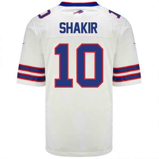 Men Buffalo Bills #10 Khalil Shakir White Limited Jersey->buffalo bills->NFL Jersey