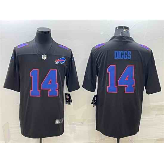 Men Buffalo Bills #14 Stefon Diggs Black Vapor Untouchable Limited Stitched Jersey->baltimore ravens->NFL Jersey