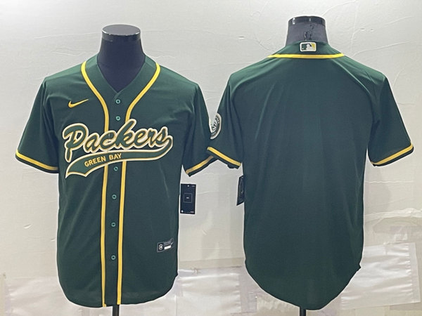 Men's Green Bay Packers Blank Green Stitched Jersey->indianapolis colts->NFL Jersey