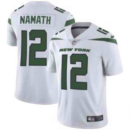 Men New York Jets #12 Joe Namath White 2019 Vapor Untouchable Limited Stitched Jersey->pittsburgh steelers->NFL Jersey
