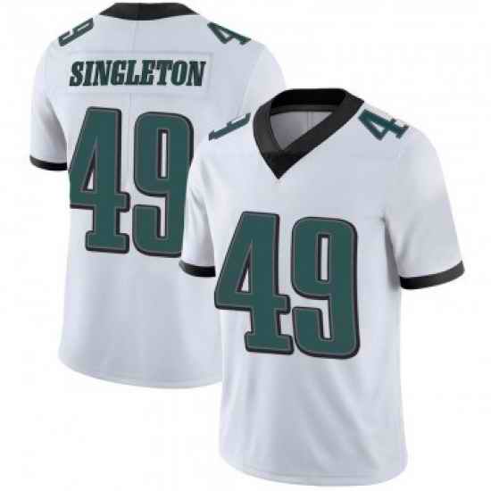 Men Philadelphia Eagles #49 Alex Singleton White Limited Vapor Untouchable Nike Jersey->pittsburgh steelers->NFL Jersey