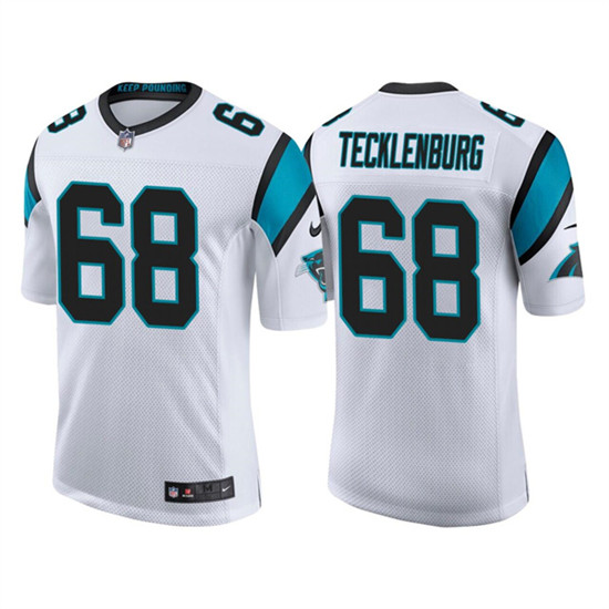 Men's Carolina Panthers #68 Sam Tecklenburg 2022 White Stitched Game Jersey->chicago bears->NFL Jersey
