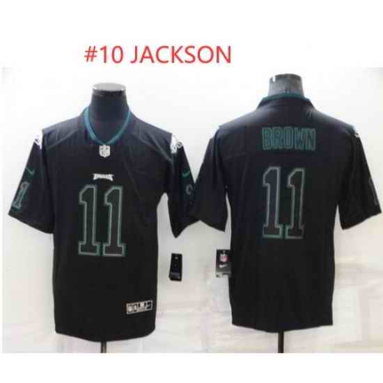 Men Philadelphia Eagles #10 Desean Jackson Lights Out Black Color Rush Limited Stitched Jersey->dallas cowboys->NFL Jersey