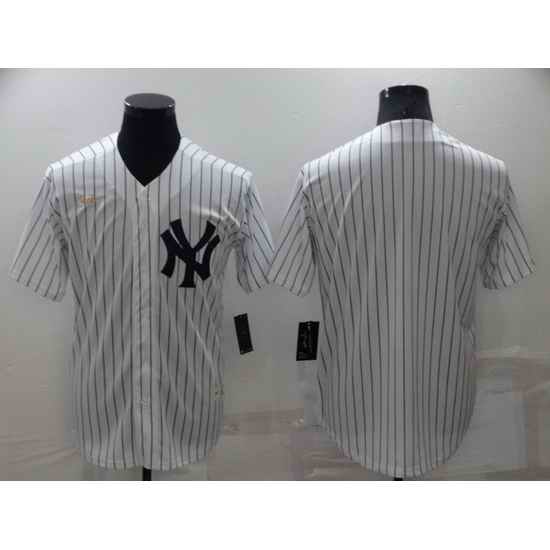 Men New York Yankees Blank White Cool Base Stitched jersey->new york yankees->MLB Jersey