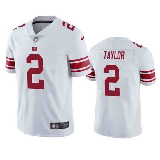 Men New York Giants #2 Tyrod Taylor White Vapor Untouchable Limited Stitched Jersey->san francisco 49ers->NFL Jersey