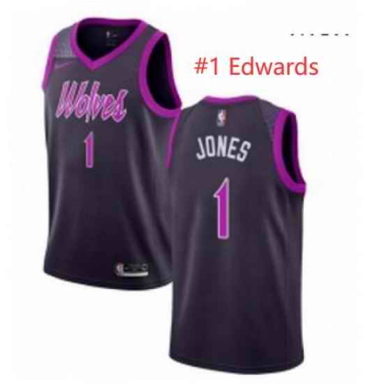 Wolves #1 Edwards Jersey->minnesota timberwolves->NBA Jersey
