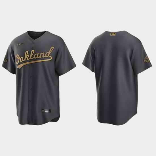 Men Oakland Athletics 2022 Mlb All Star Game Charcoal  Jersey->2022 all star->MLB Jersey
