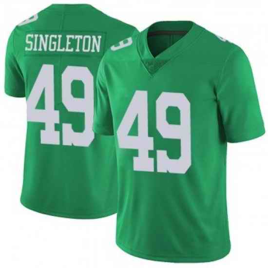 Men Philadelphia Eagles #49 Alex Singleton Green Limited Vapor Untouchable Nike Jersey->pittsburgh steelers->NFL Jersey