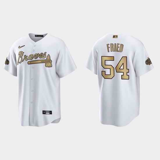 Men Max Fried Atlanta Braves 2022 Mlb All Star Game White  Jersey->2022 all star->MLB Jersey
