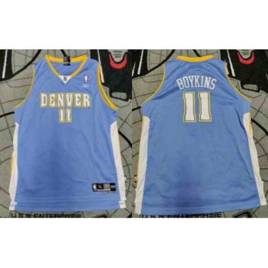 Men Reebok NBA Denver Nuggets Earl Boykins Basketball Swingman Jersey->denver nuggets->NBA Jersey