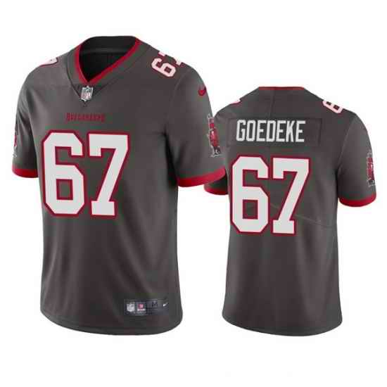 Men's Tampa Bay Buccaneers #67 Luke Goedeke Grey Vapor Untouchable Limited Stitched Jersey->washington commanders->NFL Jersey