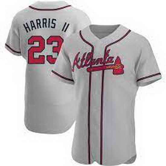 Youth Michael Harris II Atlanta Braves Road Jersey Gray->youth mlb jersey->Youth Jersey