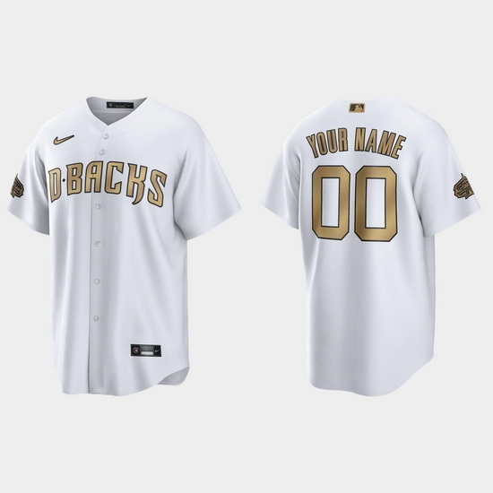Men Women Youth Custom Arizona Diamondbacks 2022 Mlb All Star Game White Replica Jersey->customized mlb jersey->Custom Jersey