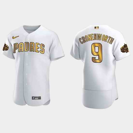 Men San Diego Padres Jake Cronenworth 2022 Mlb All Star Game White Gold Men Jersey->2022 all star->MLB Jersey