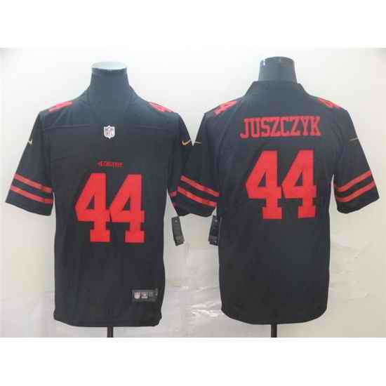 Youth Nike 49ers #44 Kyle Juszczyk Black Stitched NFL Vapor Untouchable Limited Jersey->youth nfl jersey->Youth Jersey