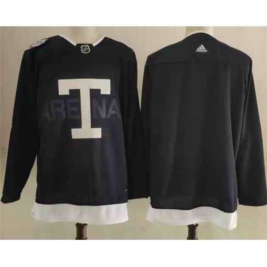Men's Toronto Maple Leafs Blank Navy 2022 NHL Heritage Classic Adidas Jersey->->Custom Jersey