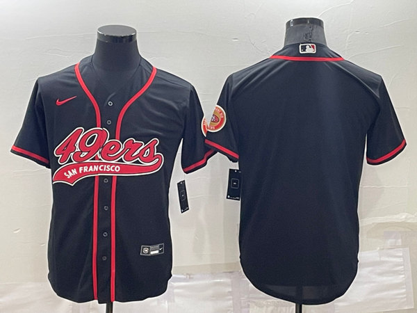 Men's San Francisco 49ers Blank Black Stitched Jersey->seattle seahawks->NFL Jersey