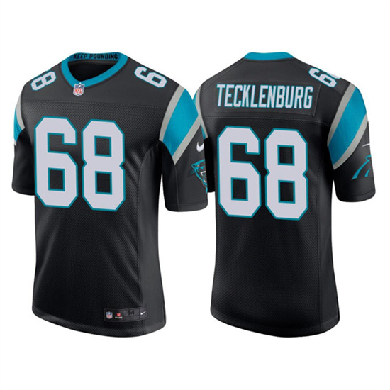 Men's Carolina Panthers #68 Sam Tecklenburg 2022 Black Stitched Game Jersey->chicago bears->NFL Jersey