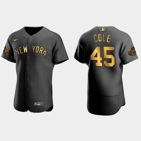 Men New York Yankees Gerrit Cole 2022 Mlb All Star Game Black Men Jersey->2022 all star->MLB Jersey