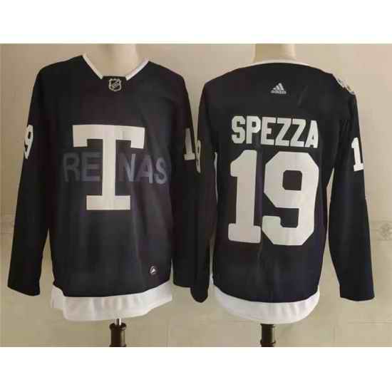 Men's Toronto Maple Leafs #19 Jason Spezza Navy 2022 NHL Heritage Classic Adidas Jersey->toronto maple leafs->NHL Jersey