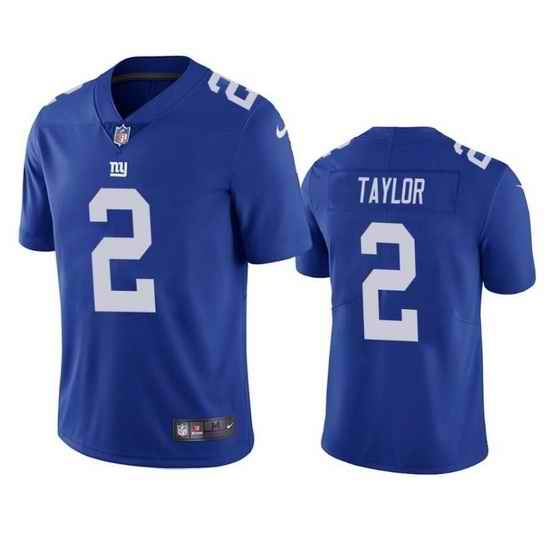 Men New York Giants #2 Tyrod Taylor Royal Vapor Untouchable Limited Stitched Jersey->san francisco 49ers->NFL Jersey