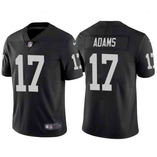 Youth  Las Vegas Raiders #17 Davante Adams Black Vapor Limited Stitched Jersey->women nfl jersey->Women Jersey