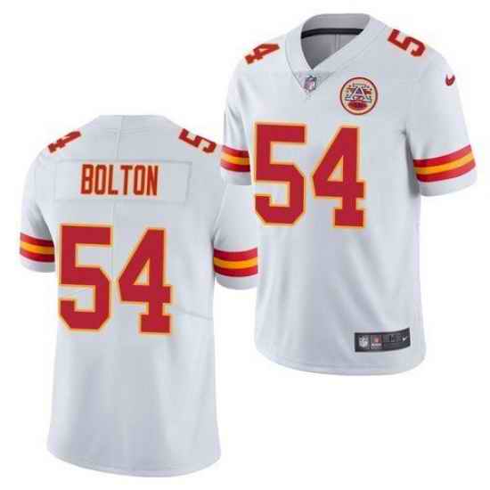 Men Nike Kansas City Chiefs Nick Bolton #54 White Limited Football Jersey->dallas cowboys->NFL Jersey