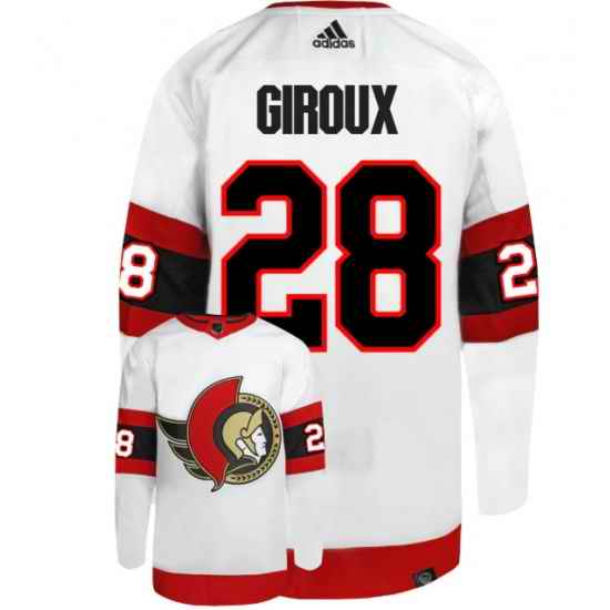 Men Ottawa Senators #28 Claude Giroux White Stitched Home Jersey->milwaukee bucks->NBA Jersey