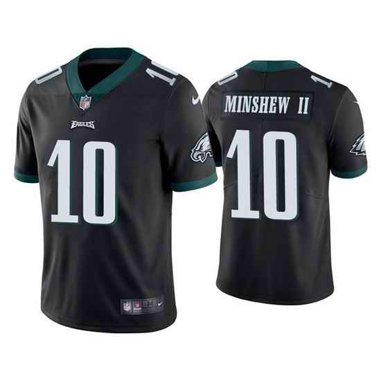 Youth Philadelphia Eagles #10 Gardner Minshew II Black Vapor Untouchable Limited Stitched Football Jersey->youth nfl jersey->Youth Jersey