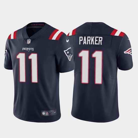 Men New England Patriots #11 DeVante Parker Navy Vapor Untouchable Limited Stitched jersey->new orleans saints->NFL Jersey