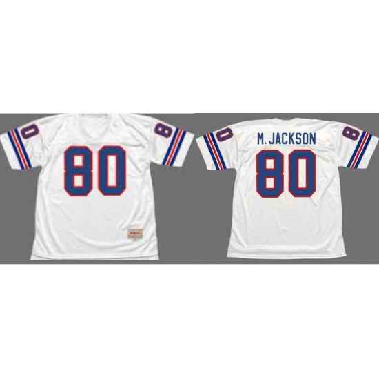 MARK JACKSON Denver Broncos 1987 Wilson Throwback NFL Football Jersey->dallas cowboys->NFL Jersey