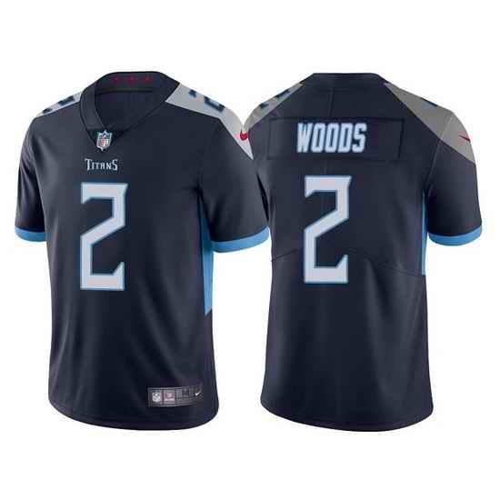 Youth Tennessee Titans #2 Robert Woods Navy Vapor Untouchable Limited Stitched Jersey->youth nfl jersey->Youth Jersey