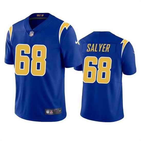 Men Los Angeles Chargers #68 Jamaree Salyer Royal Vapor Untouchable Limited Stitched Jersey->los angeles rams->NFL Jersey