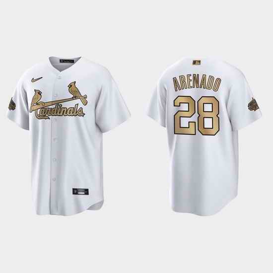 Men Nolan Arenado St.Louis Cardinals 2022 Mlb All Star Game White  Jersey->2022 all star->MLB Jersey