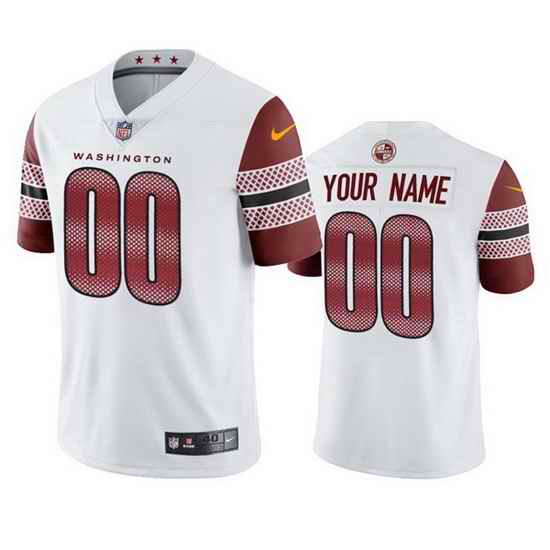 Men Washington Commanders Active Player Custom White Vapor Untouchable Stitched Football jersey->customized nba jersey->Custom Jersey