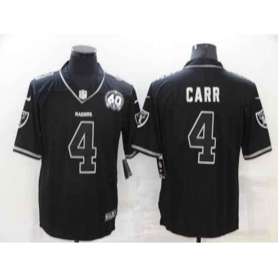 Men Las Vegas Raiders #4 Derek Carr Black Shadow Vapor Limited Stitched Jersey->buffalo bills->NFL Jersey