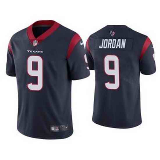 Men Navy Houston Texans #9 Brevin Jordan Vapor Untouchable Limited Stitched Jersey->denver broncos->NFL Jersey