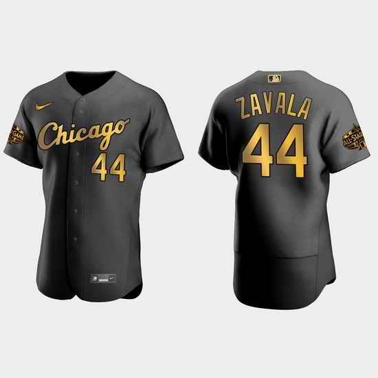 Men Chicago White Sox Seby Zavala 2022 Mlb All Star Game Authentic Black Men Jersey->2022 all star->MLB Jersey