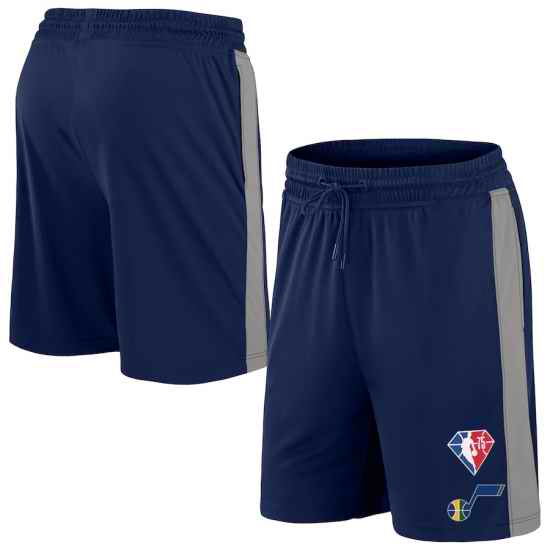 Men Utah Jazz Navy Shorts->phoenix suns->NBA Jersey