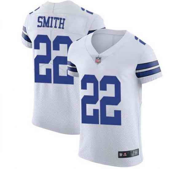 Men Nike Dallas Cowboys #22 Emmitt Smith Elite White Vapor Untouchable Elite Jersey->2022 all star->MLB Jersey