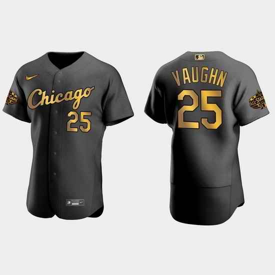 Men Chicago White Sox Andrew Vaughn 2022 Mlb All Star Game Authentic Black Men Jersey->2022 all star->MLB Jersey