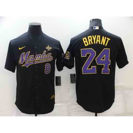Men Los Angeles Dodgers Front #8 Back 24 Kobe Bryant Black Mamba Throwback With KB Patch Cool Base Stitched jersey->los angeles dodgers->MLB Jersey