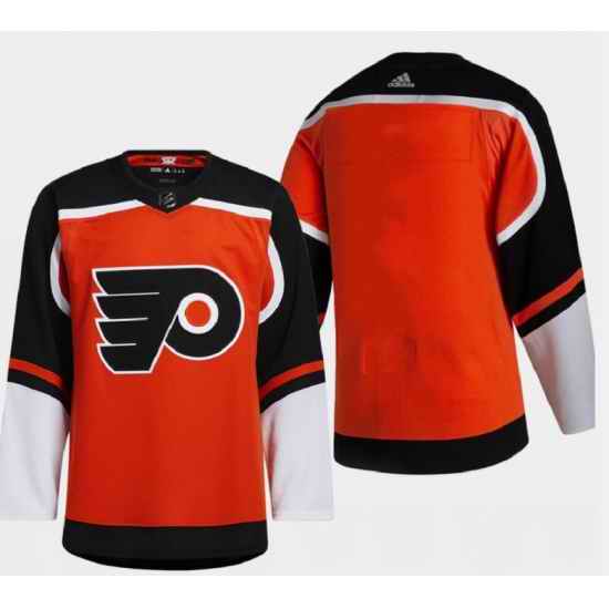 Men Philadelphia Flyers Blank 2021 Orange Reverse Retro Stitched Jersey->philadelphia flyers->NHL Jersey