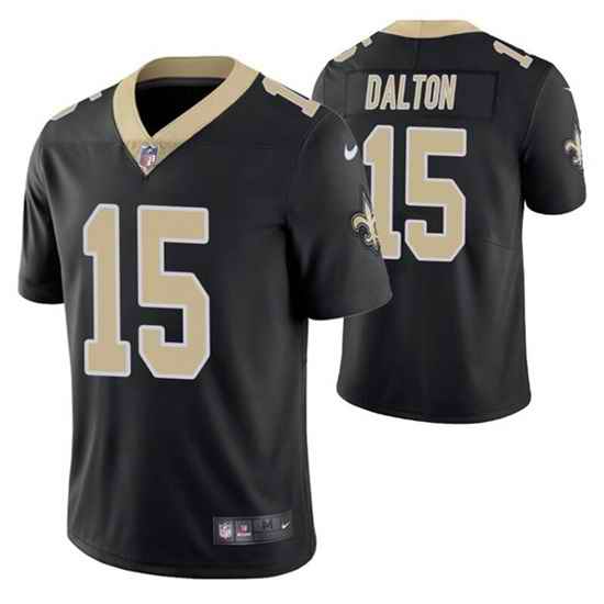 Men New Orleans Saints #15 Rex Burkhead Black Vapor Limited Stitched Jersey->minnesota vikings->NFL Jersey