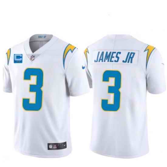 Men Los Angeles Chargers 2022 #3 Derwin James Jr. White With 2-star C Patch Vapor Untouchable Limited Stitched Jersey->los angeles chargers->NFL Jersey