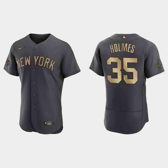 Men Clay Holmes New York Yankees 2022 Mlb All Star Game Authentic Charcoal Jersey->2022 all star->MLB Jersey