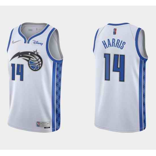 Men Orlando Magic #14 Gary Harris White Stitched Swingman Jersey->orlando magic->NBA Jersey