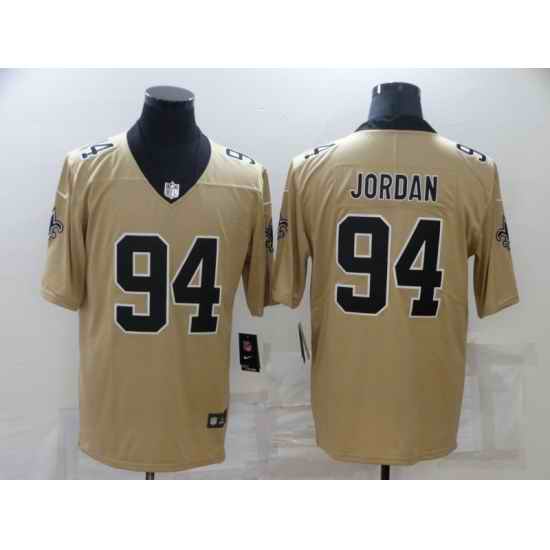 Men New Orleans Saints #94 Cameron Jordan Gold 2019 Inverted Legend Stitched NFL Nike Limited Jersey->philadelphia eagles->NFL Jersey