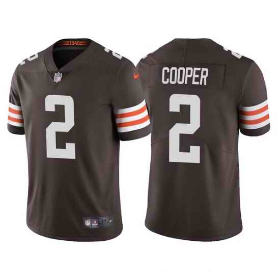 Men's Cleveland Browns #2 Amari Cooper Brown Vapor Untouchable Limited Stitched Jersey->buffalo bills->NFL Jersey